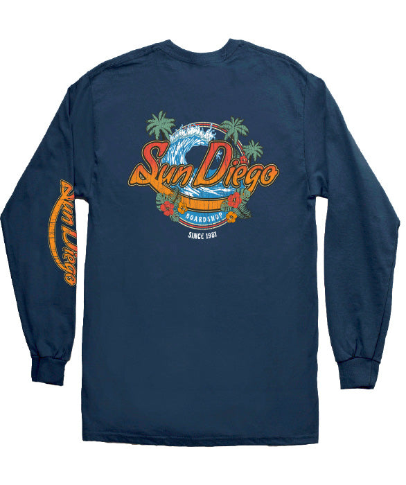 SunDiego Island Style LS - Harbor Blue - Sun Diego Boardshop