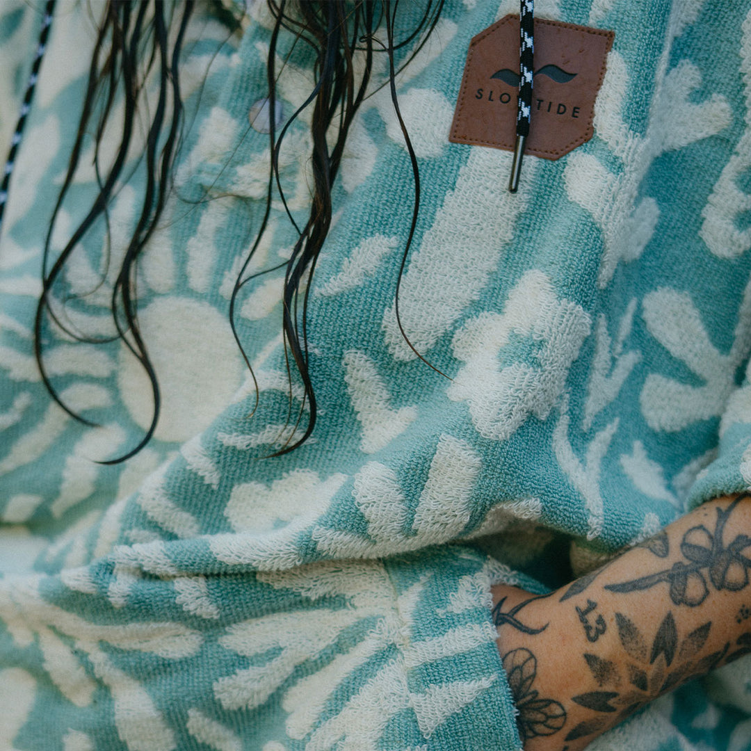Slowtide Sunny Extra-Warm Poncho - Sky Blue - Sun Diego Boardshop