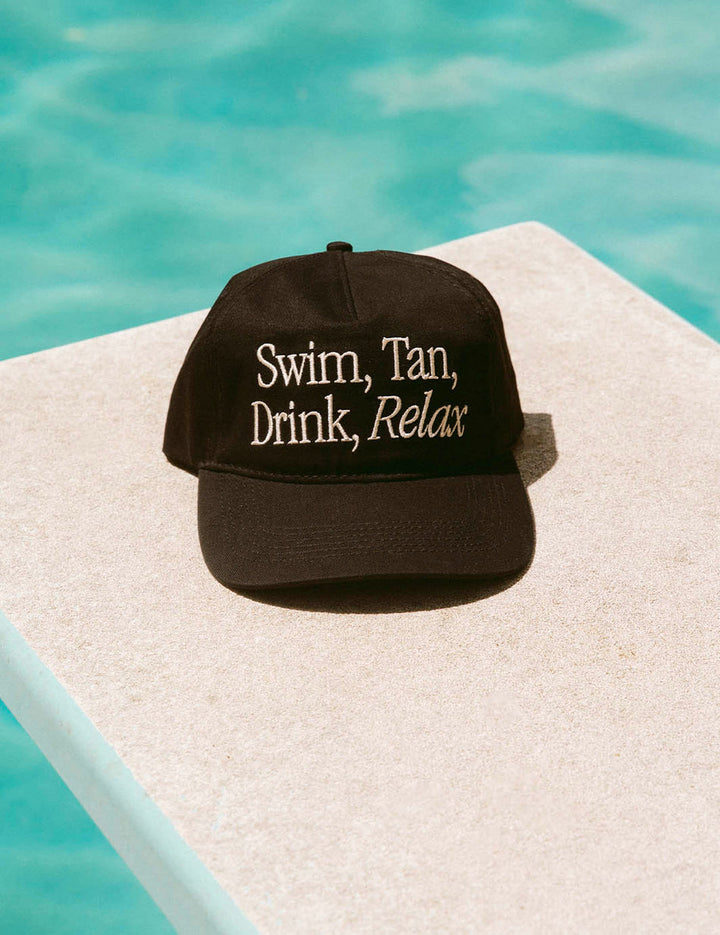 Duvin Swim Tan Relax Hat - Black - Sun Diego Boardshop