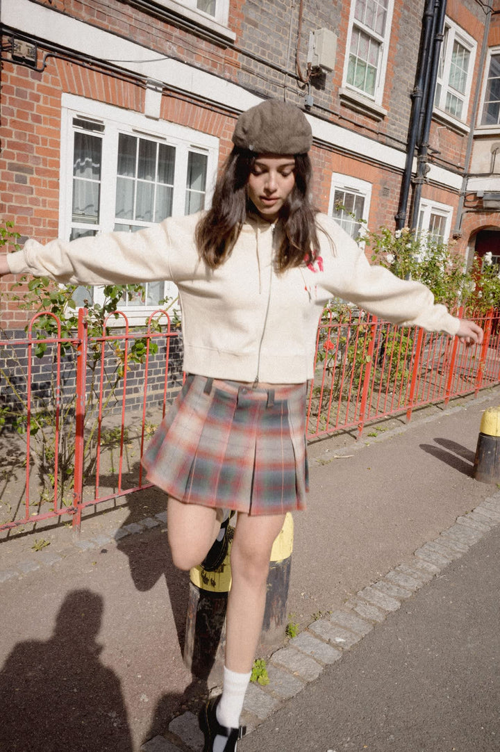 Brixton Women's Pleated Mini Skirt - Multi Shadow - Sun Diego Boardshop