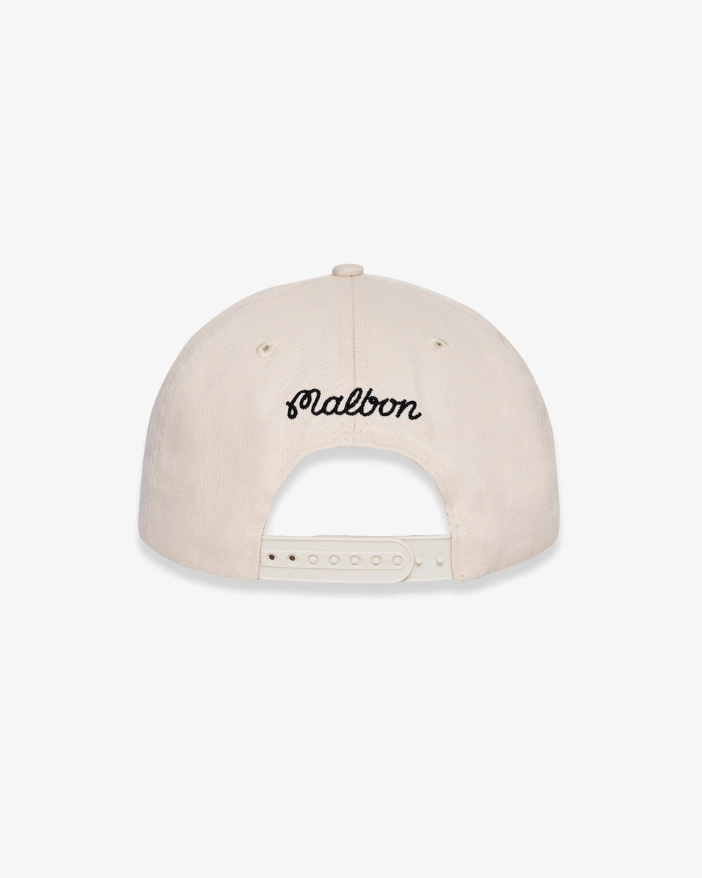 Malbon Script Chainstitch Painters Hat - Ivory - Sun Diego Boardshop