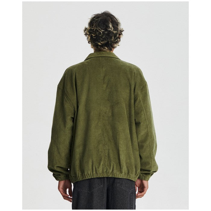 Critical Slide Blackbird Mens Corduroy Jacket - OLIVE - Sun Diego Boardshop