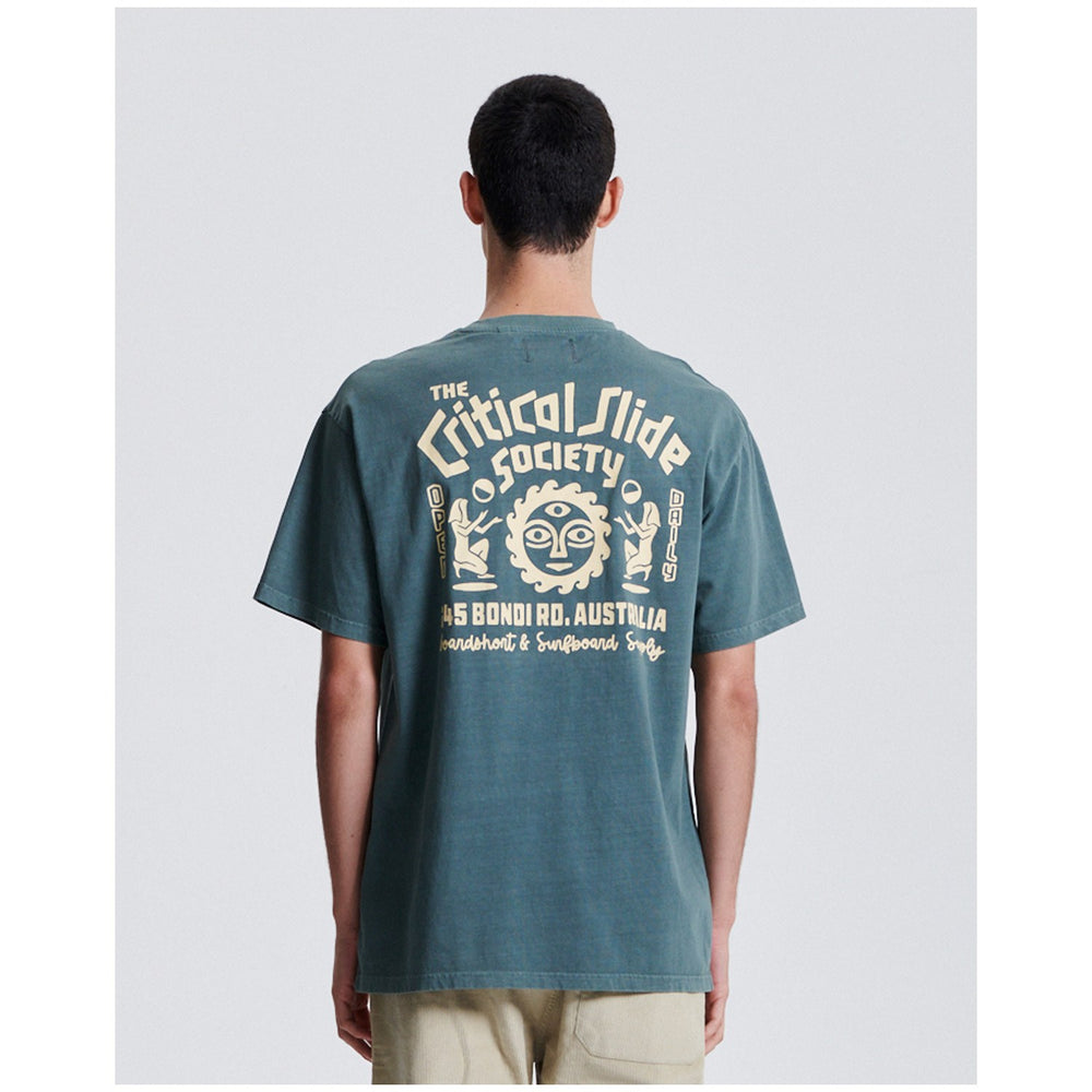 Critical Slide Society Futures T-Shirt - Teal - Sun Diego Boardshop