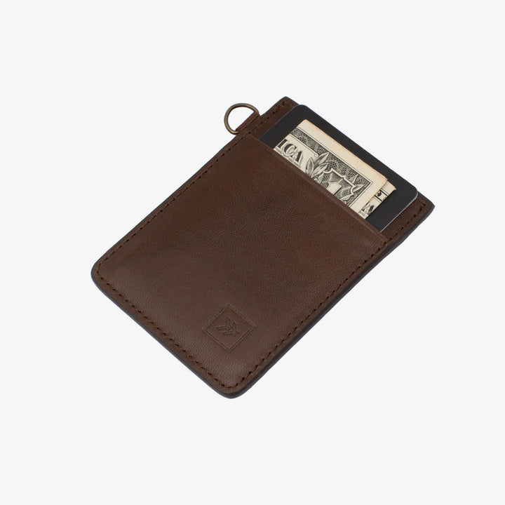 Thread Vertical Leather Wallet - Chocolate - Sun Diego Boardshop