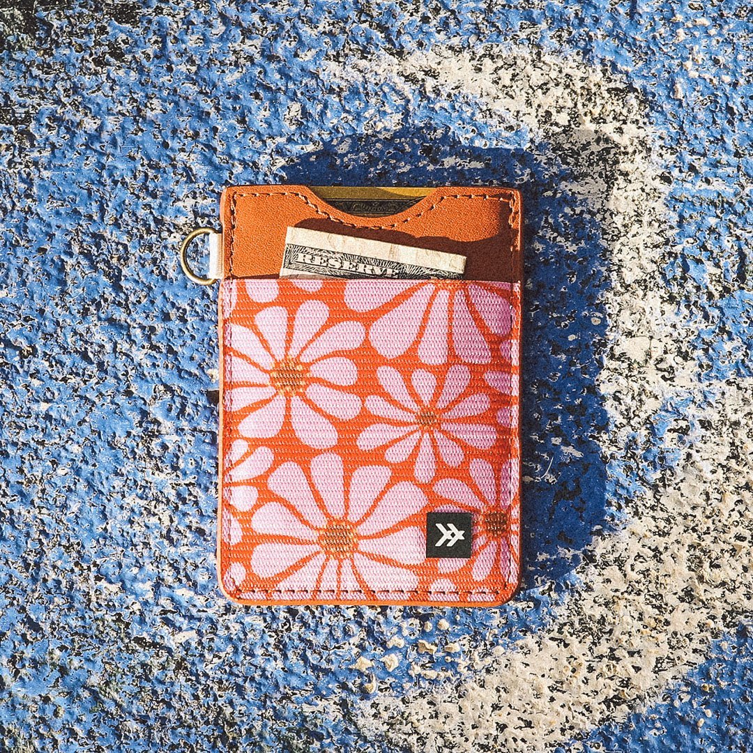 Thread Vertical Leather Wallet - Emmeline - Sun Diego Boardshop