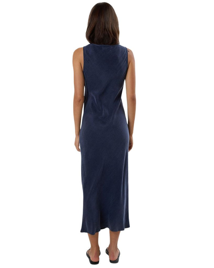 Thrills Indigo Slip Dress - OXFORD BLUE - Sun Diego Boardshop