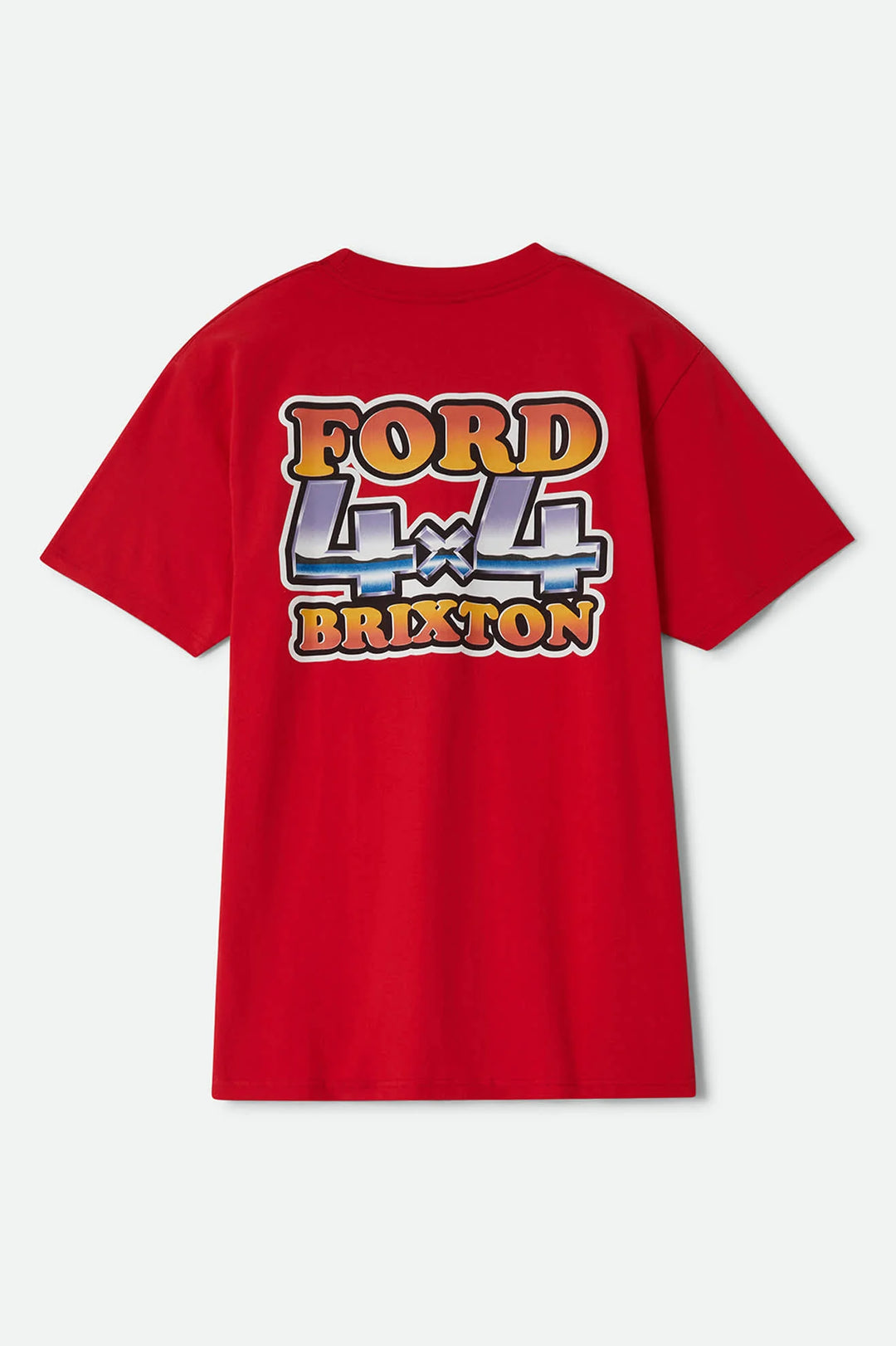 Brixton Men's Ford 4x4 Chrome T-Shirt - Rangoon Red - Sun Diego Boardshop