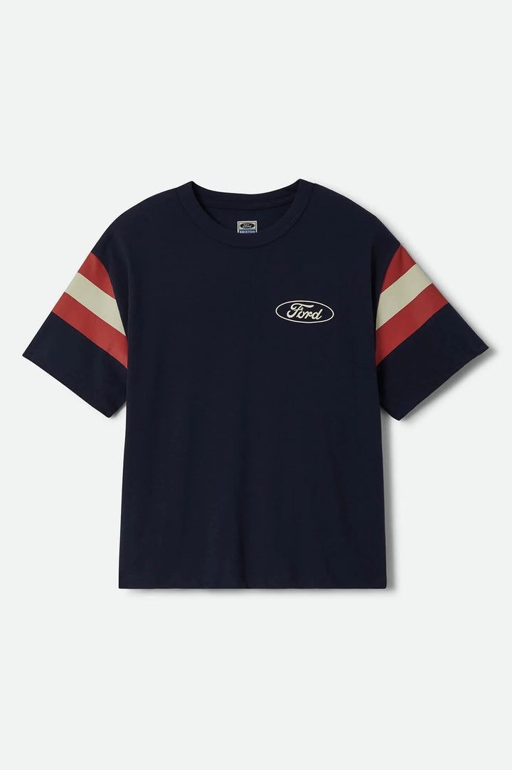 Brixton Men's Ford Built Tough Jersey - American Navy - Sun Diego Boardshop