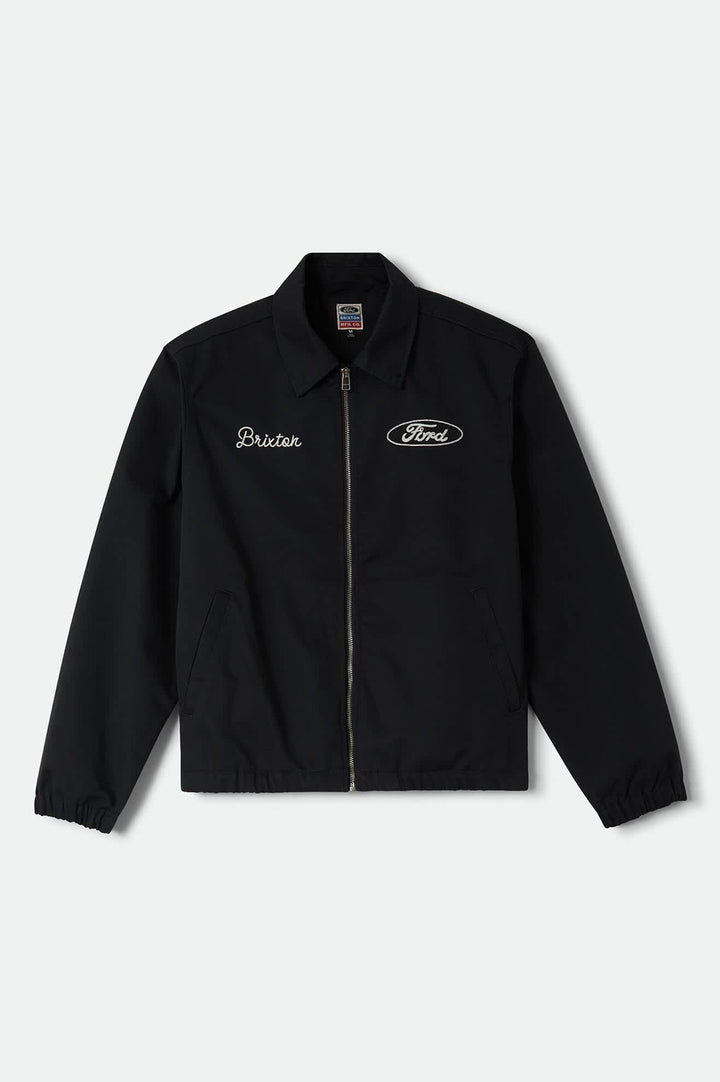 Brixton Men's Ford Built Tough Harrington Jacket - Burnt Rubber - Sun Diego Boardshop