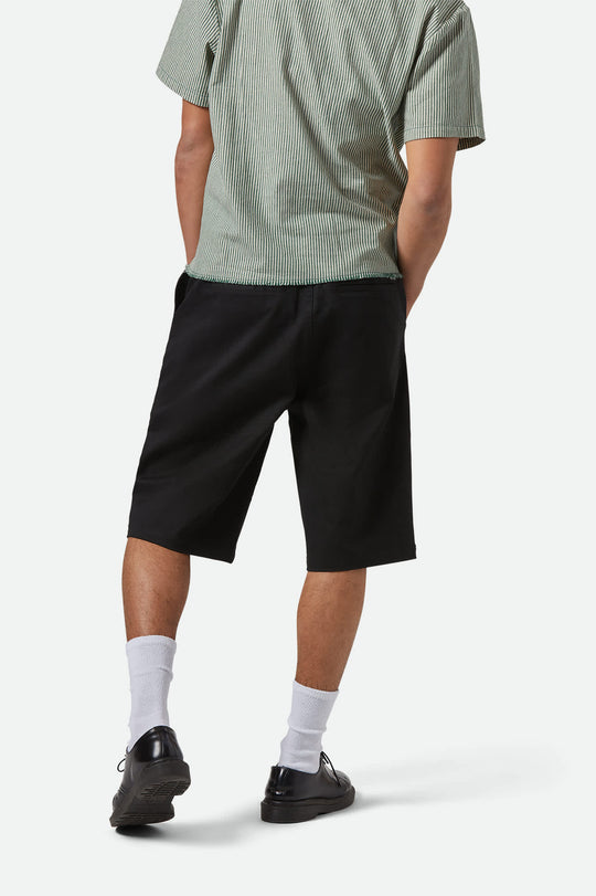 Brixton Choice Chino Baggy Short - Black - Sun Diego Boardshop