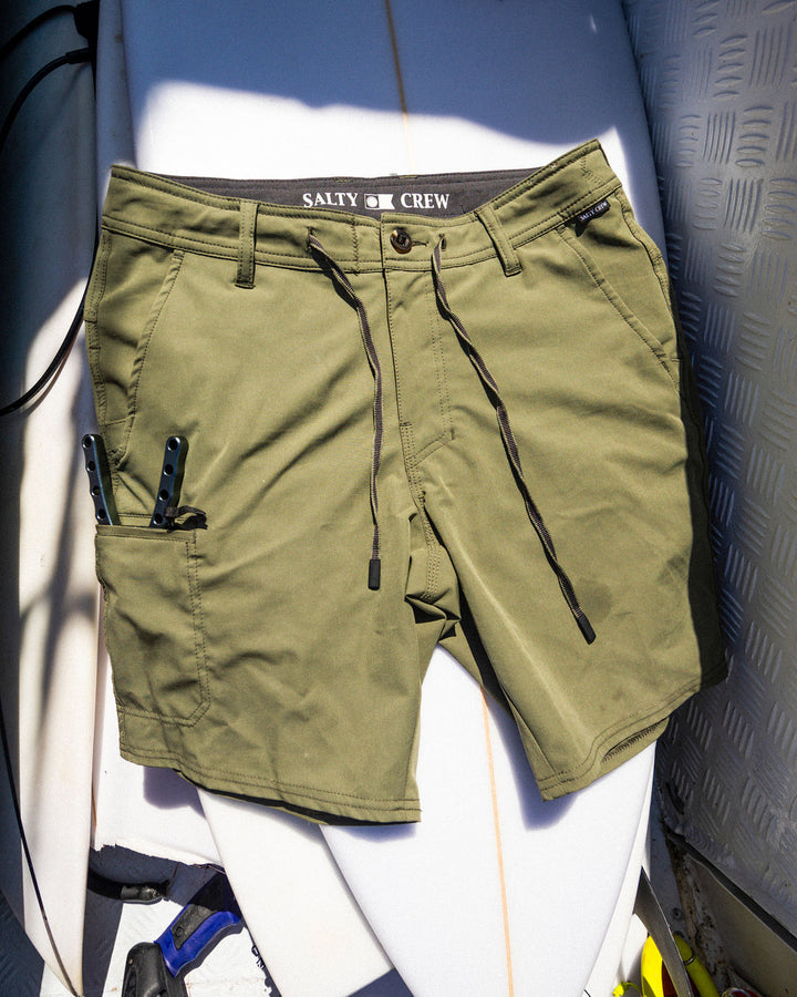 Salty Crew Transom Tech Short - Dusty Olive - Sun Diego Boardshop