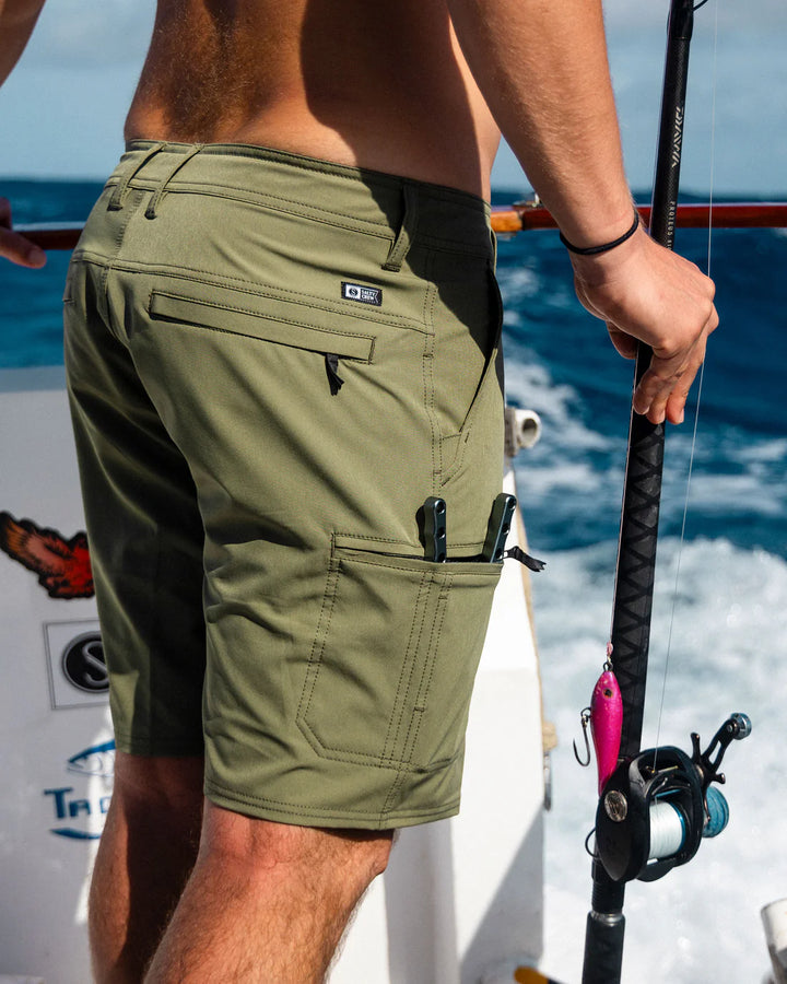 Salty Crew Transom 19" Tech Short - Dusty Olive - Sun Diego Boardshop