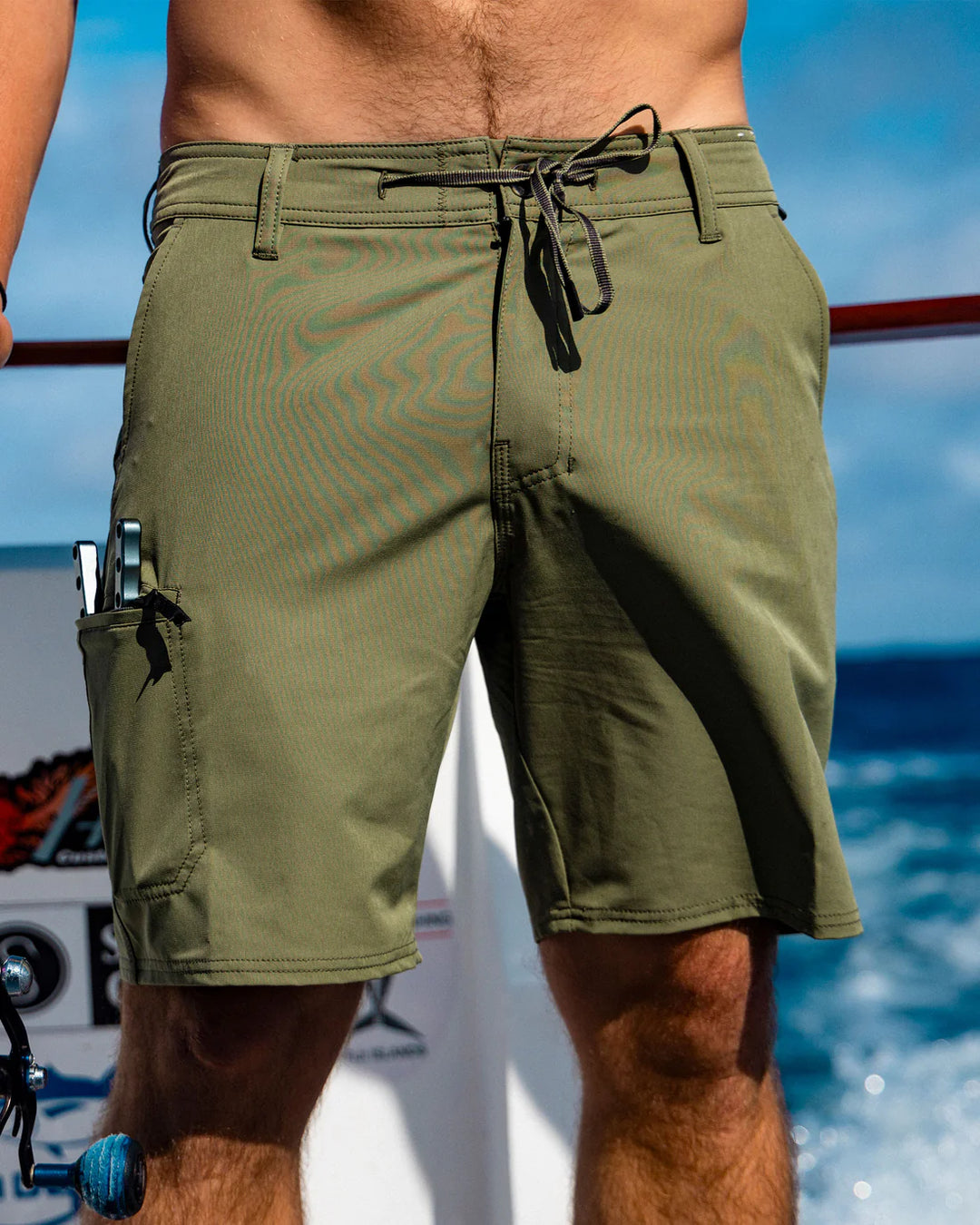 Salty Crew Transom 19" Tech Short - Dusty Olive - Sun Diego Boardshop