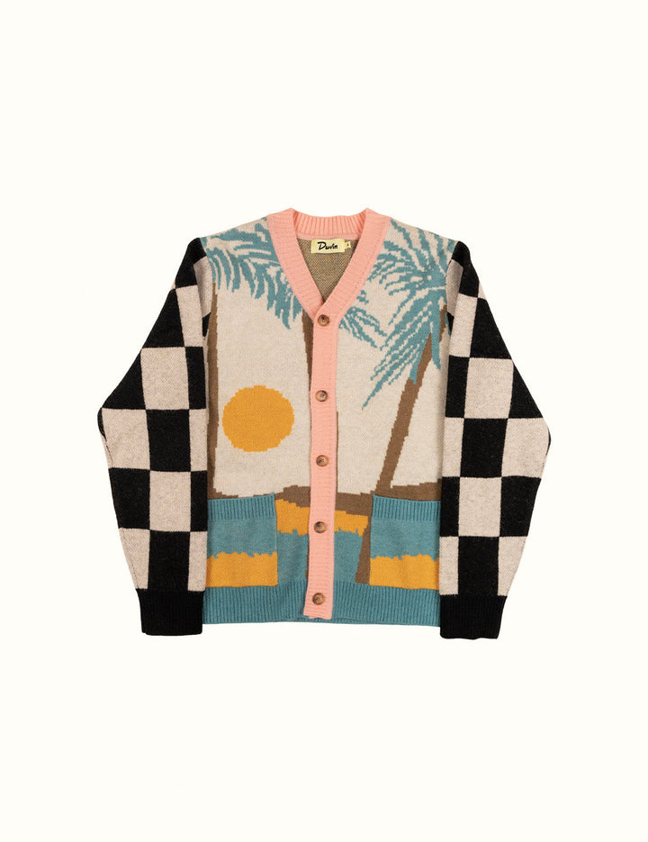 Duvin Tropical Cardigan - WHITE - Sun Diego Boardshop