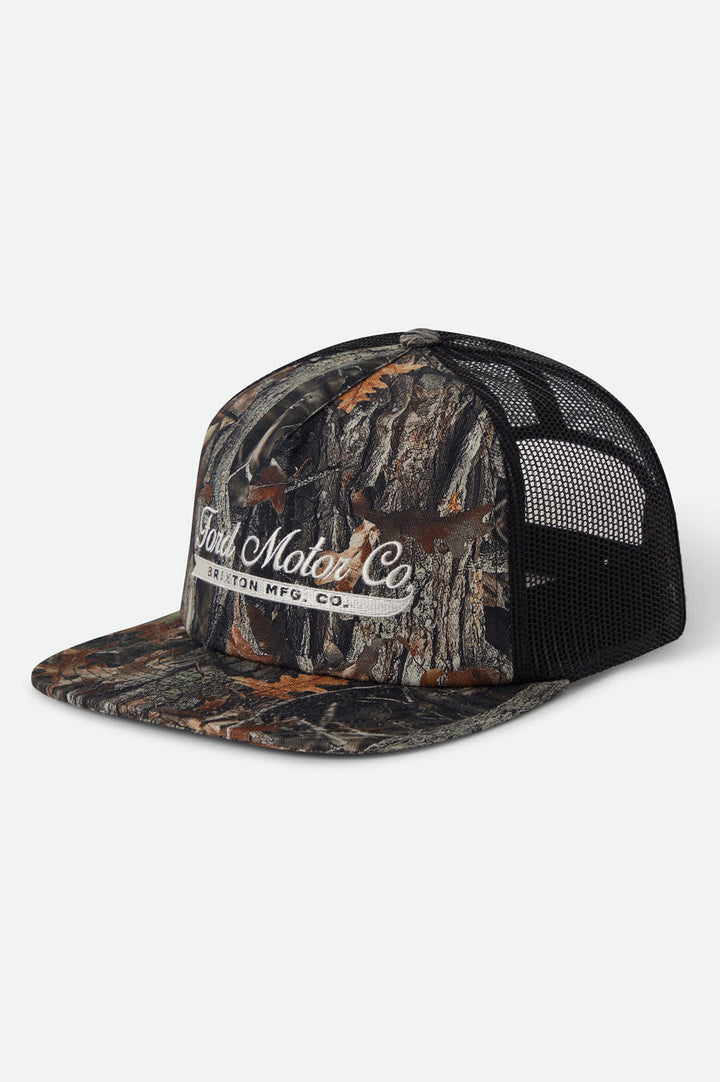 Brixton Men's Ford X Brixton Trucker Hat - Boxwood Green - Sun Diego Boardshop