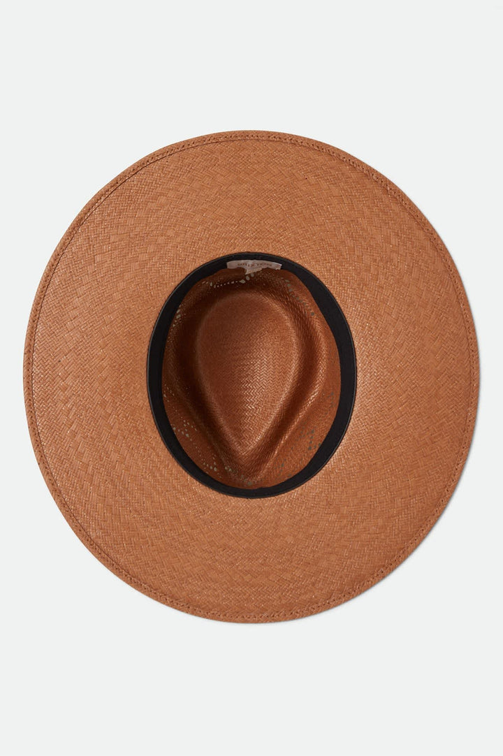 Brixton Women's Porto Straw Fedora - Italian Clay - Sun Diego Boardshop