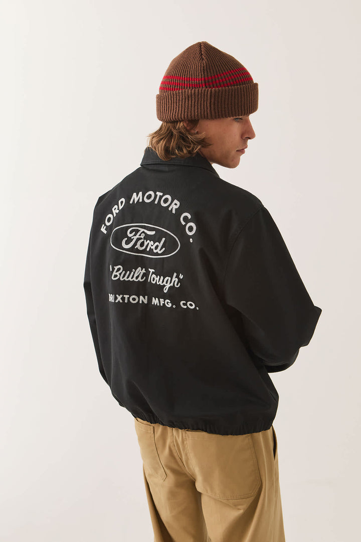 Brixton Men's Ford Built Tough Harrington Jacket - Burnt Rubber - Sun Diego Boardshop