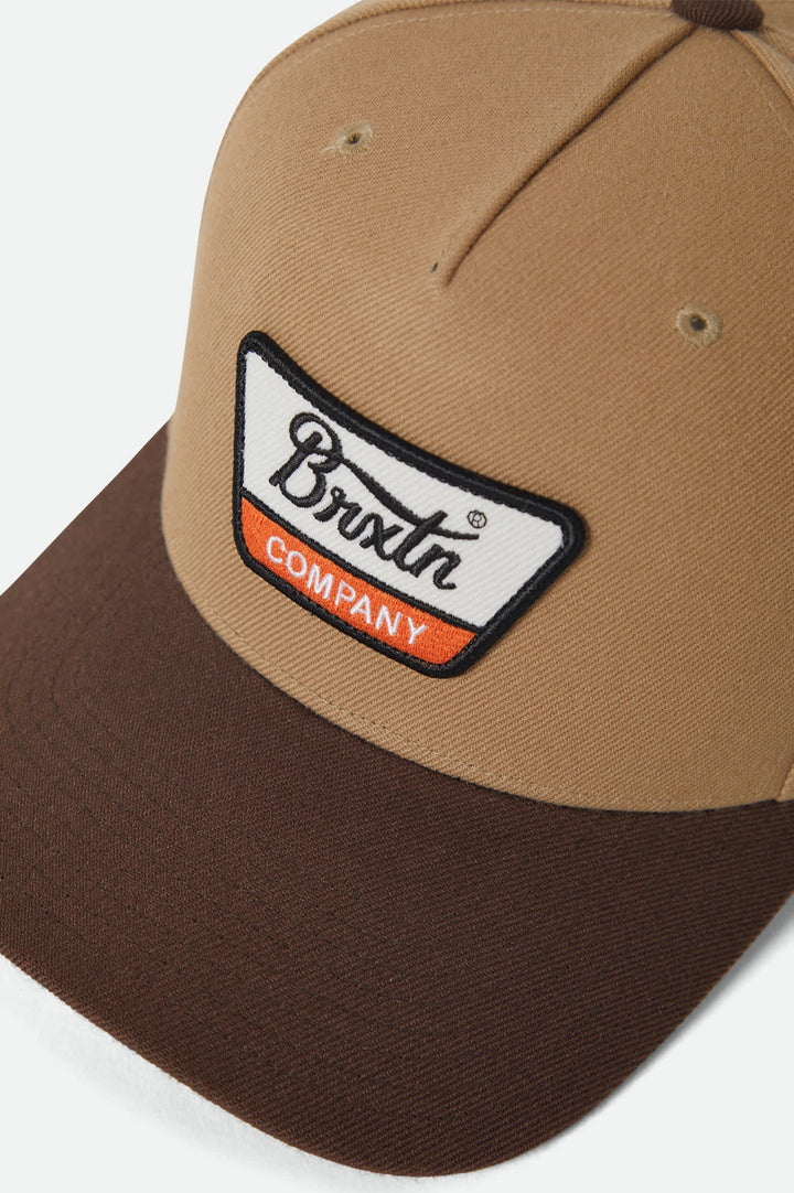 Brixton Linwood Netplus Snapback - Sand/Pinecone Brown - Sun Diego Boardshop