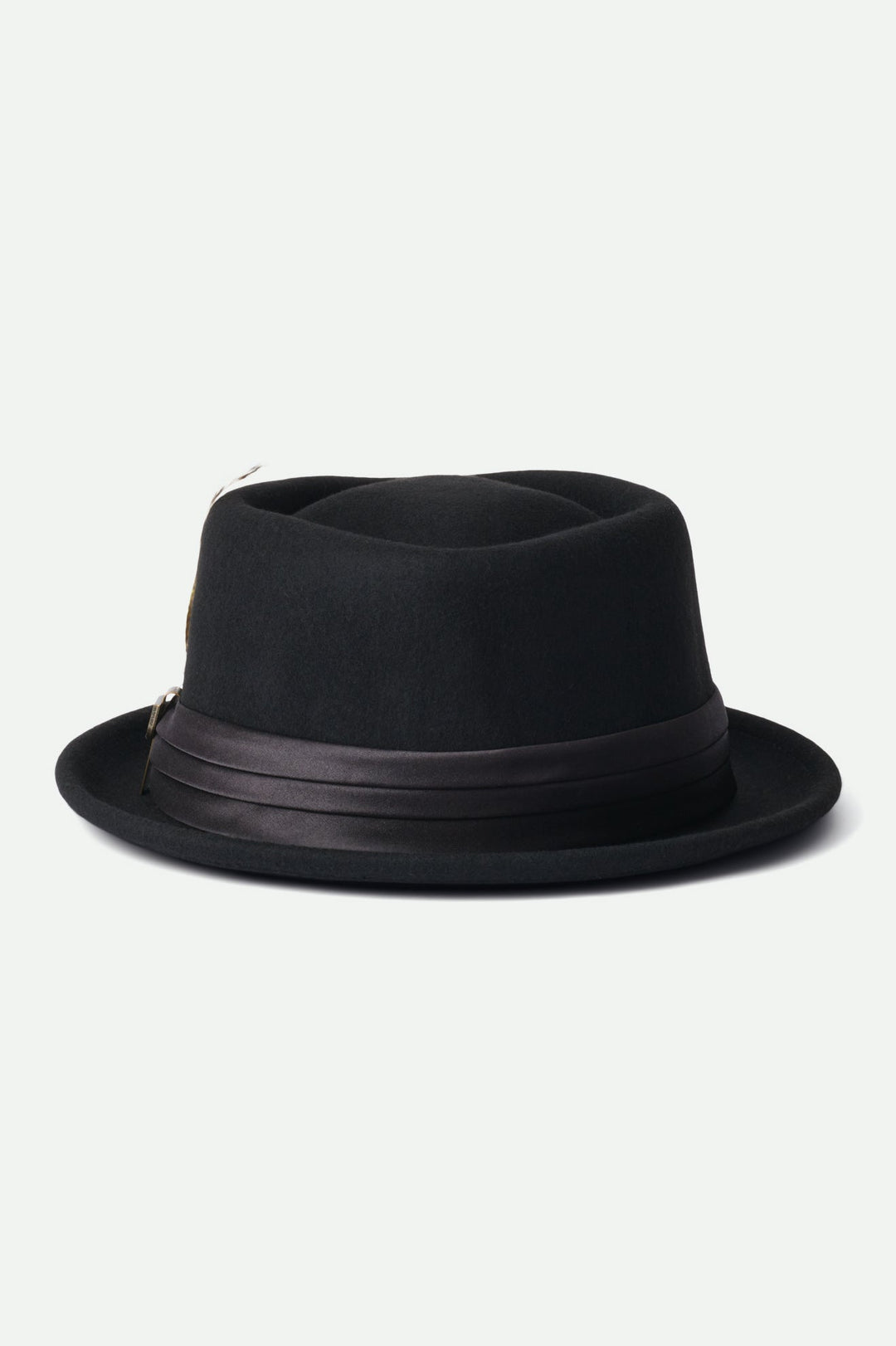 Brixton Stout Pork Pie Hat - BLACK - Sun Diego Boardshop