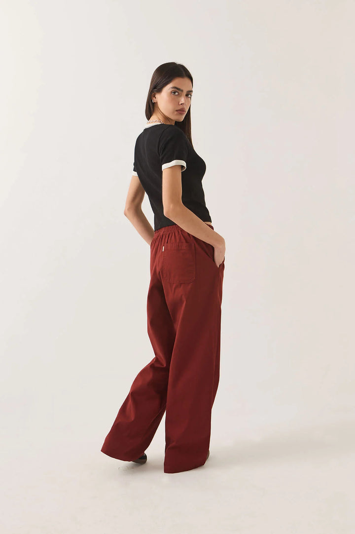 Brixton Women's Lounge Pant - Dark Brick - Sun Diego Boardshop