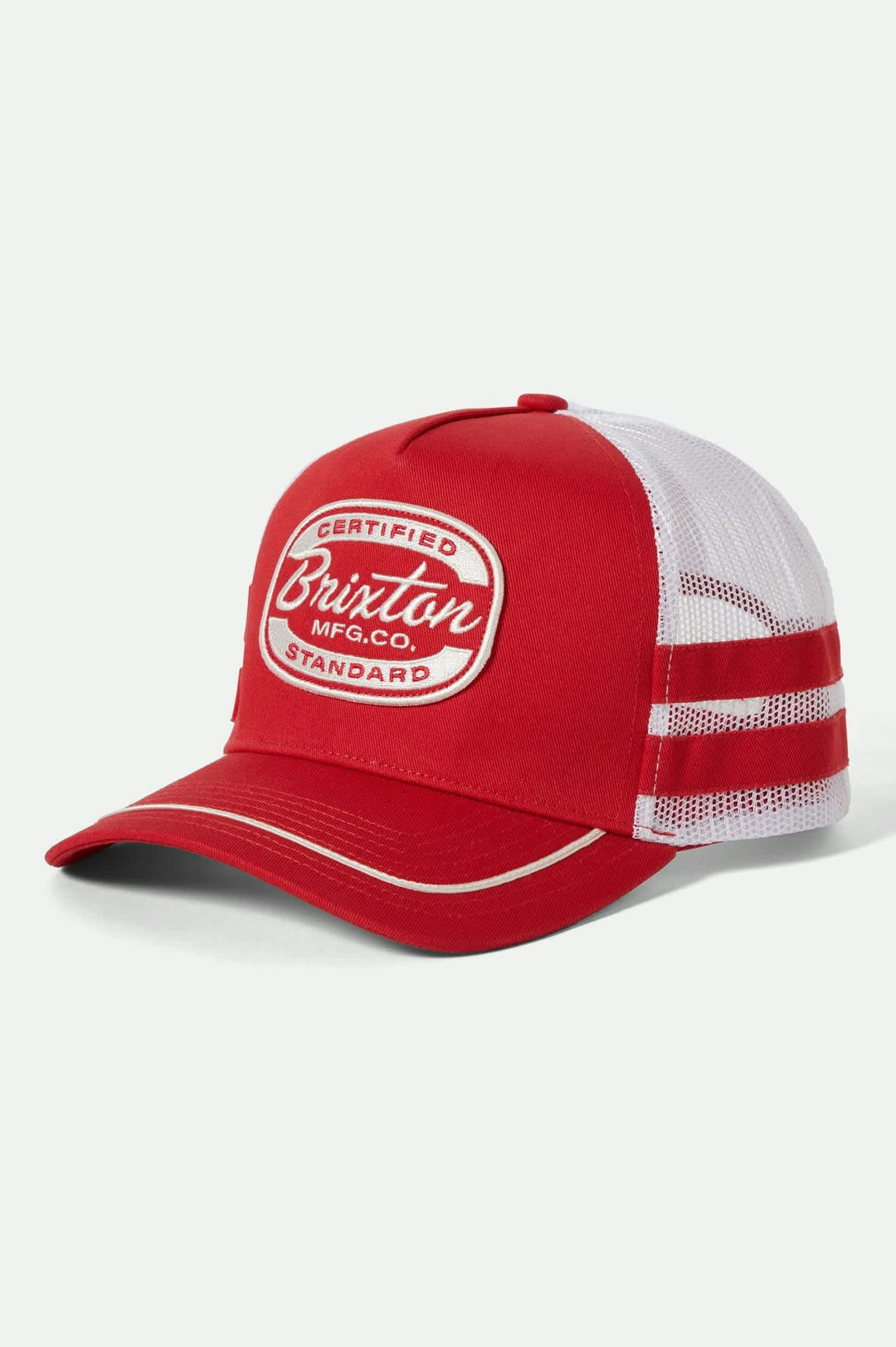 Brixton Copley Netplus Trucker Hat - Red/White - Sun Diego Boardshop