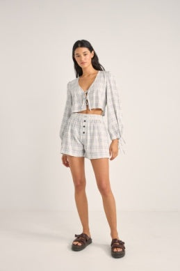 Rhythm Desi Plaid Boxer Shorts - Blue - Sun Diego Boardshop