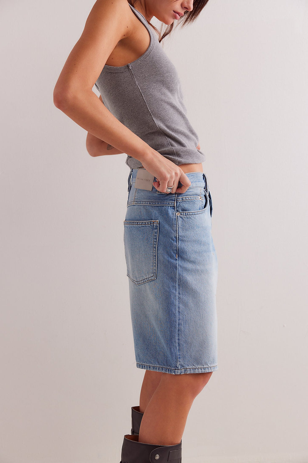 Free People We The Free Montana Shorts - Cowgirl Blues - Sun Diego Boardshop