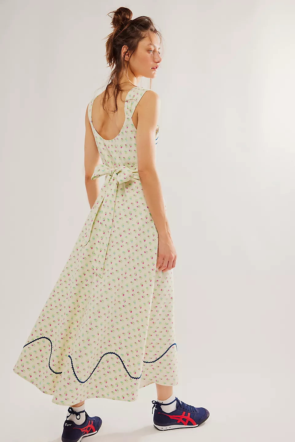 Free People Sweet Hearts Midi Dress - Ivory Combo Free People Sweet Hearts Midi Dress - Ivory Combo