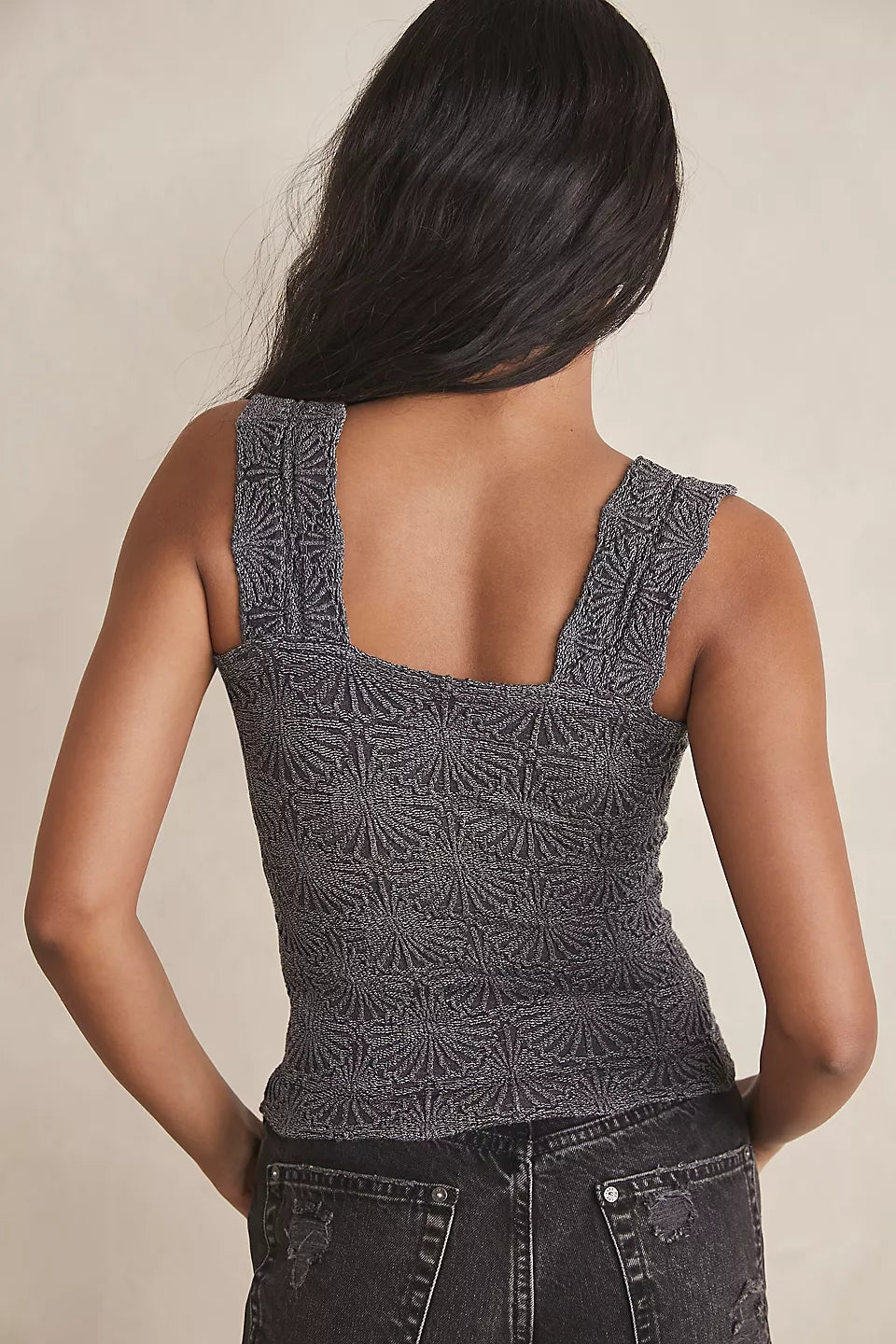 Free People Love Letter Cami - Black - Sun Diego Boardshop