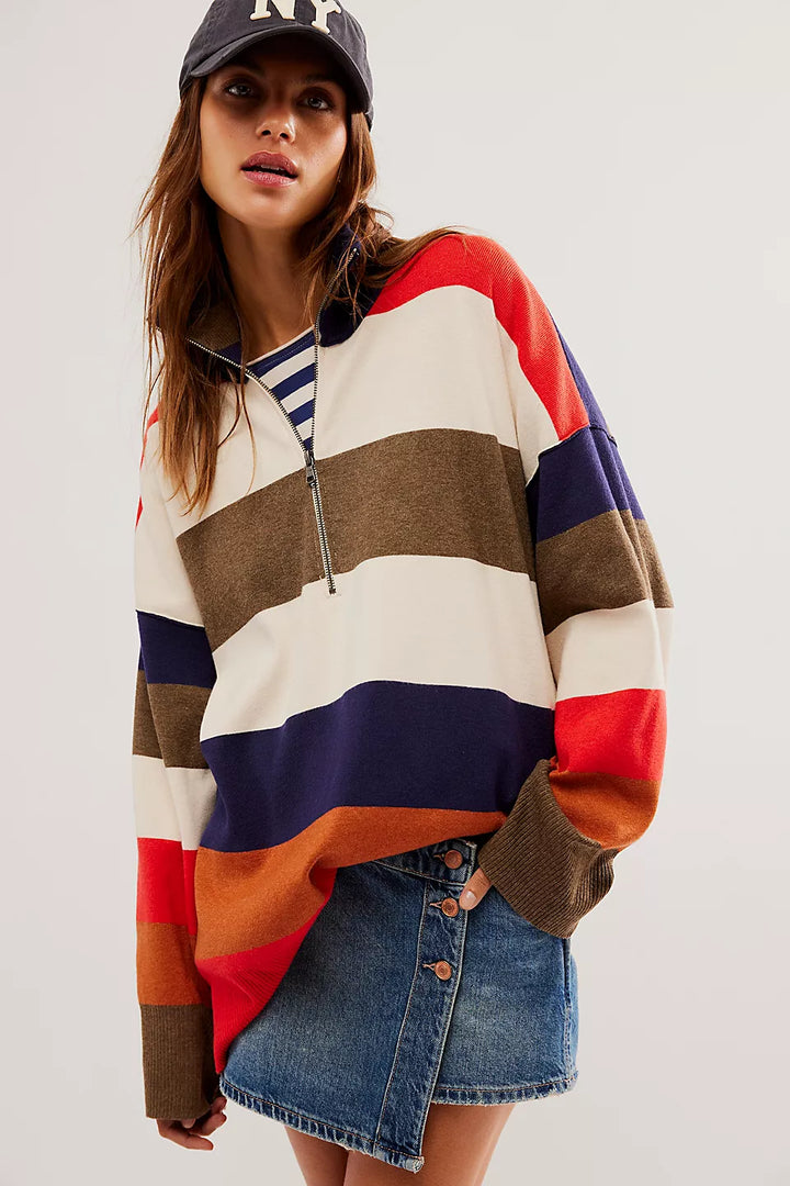 Free People Coastal Stripe Pullover - SET SAIL COMBO - Sun Diego Boardshop