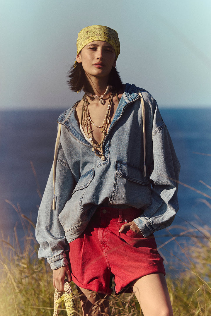 Free People We The Free Danni Shorts - Red - Sun Diego Boardshop