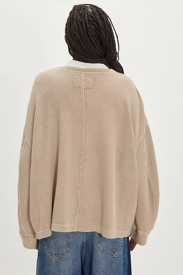 Free People Dawson Pocket Thermal - Smoothe Stone