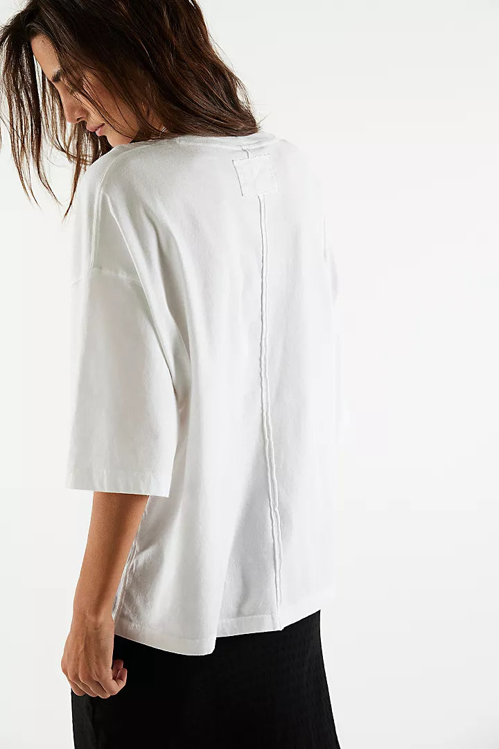 Free People We The Free Perfect Oversized Tee - White - Sun Diego Boardshop