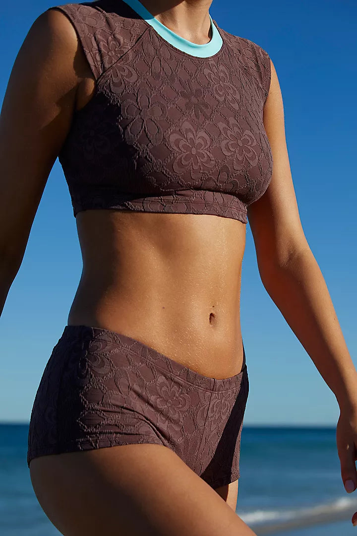 Free People Dixie Swim Shortie - Brownstone - Sun Diego Boardshop