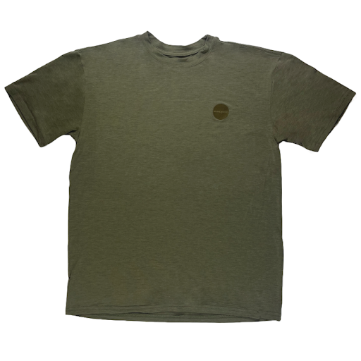 SunDiego TECH TEE  - Heather Olive - Sun Diego Boardshop