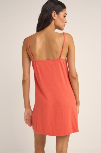 Rhythm Seacoast Keyhole Slip Dress - CORAL - Sun Diego Boardshop