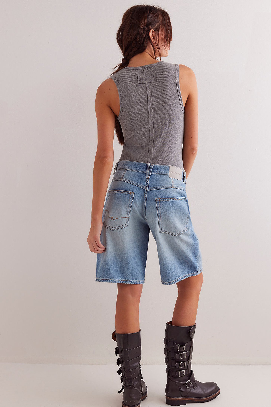 Free People We The Free Montana Shorts - Cowgirl Blues - Sun Diego Boardshop