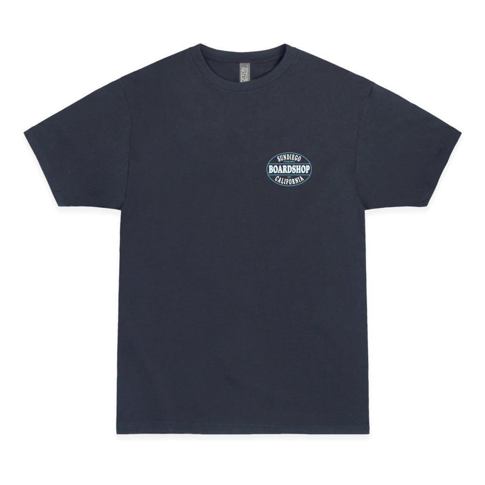 SunDiego SDBSCA T-Shirt - HEATHER BLUE - Sun Diego Boardshop