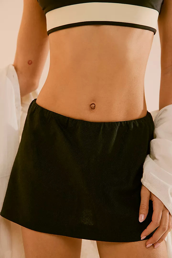 Free People My Little Micro Mini Skort - Black - Sun Diego Boardshop