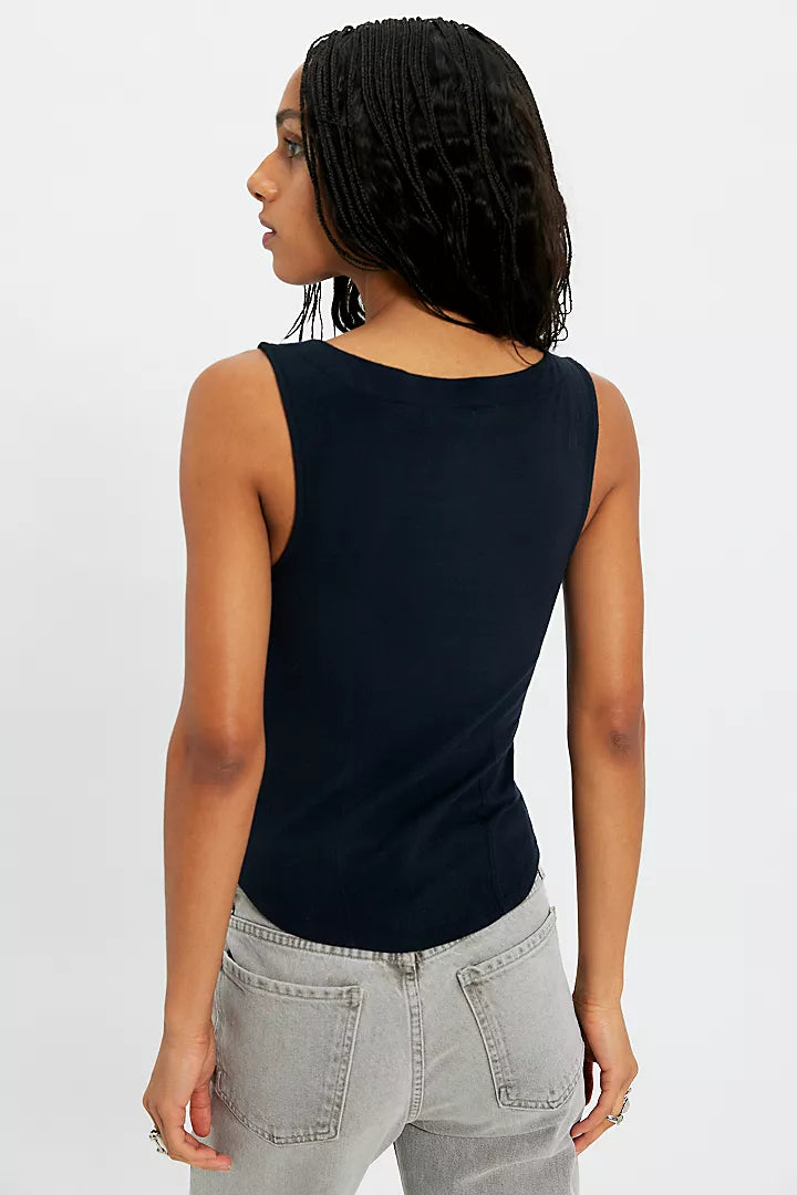 Free People We The Free Iconic Tank - Black - Sun Diego Boardshop