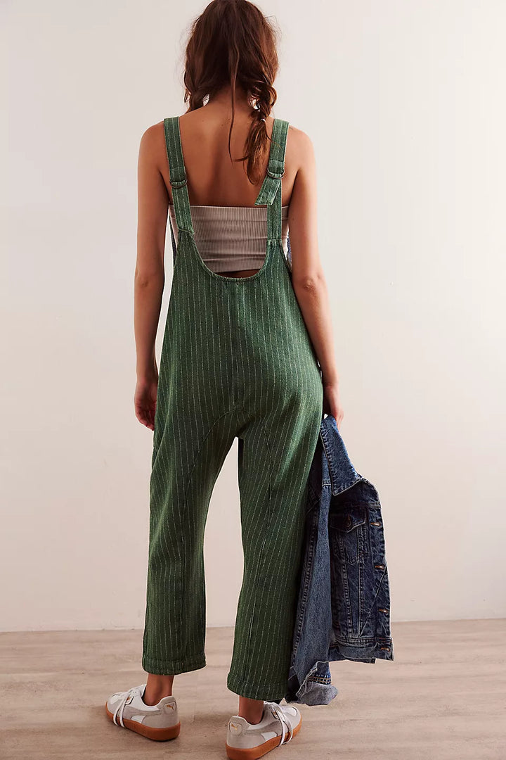 Free People We The Free High Roller Escalades Railroad Jumpsuit - ESCALADES STRIPE - Sun Diego Boardshop