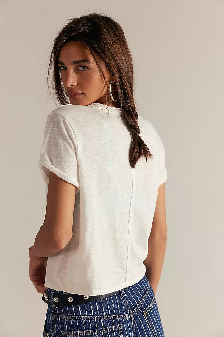 Free People We The Free Take 2 Tee - Clean Ivory - Sun Diego Boardshop