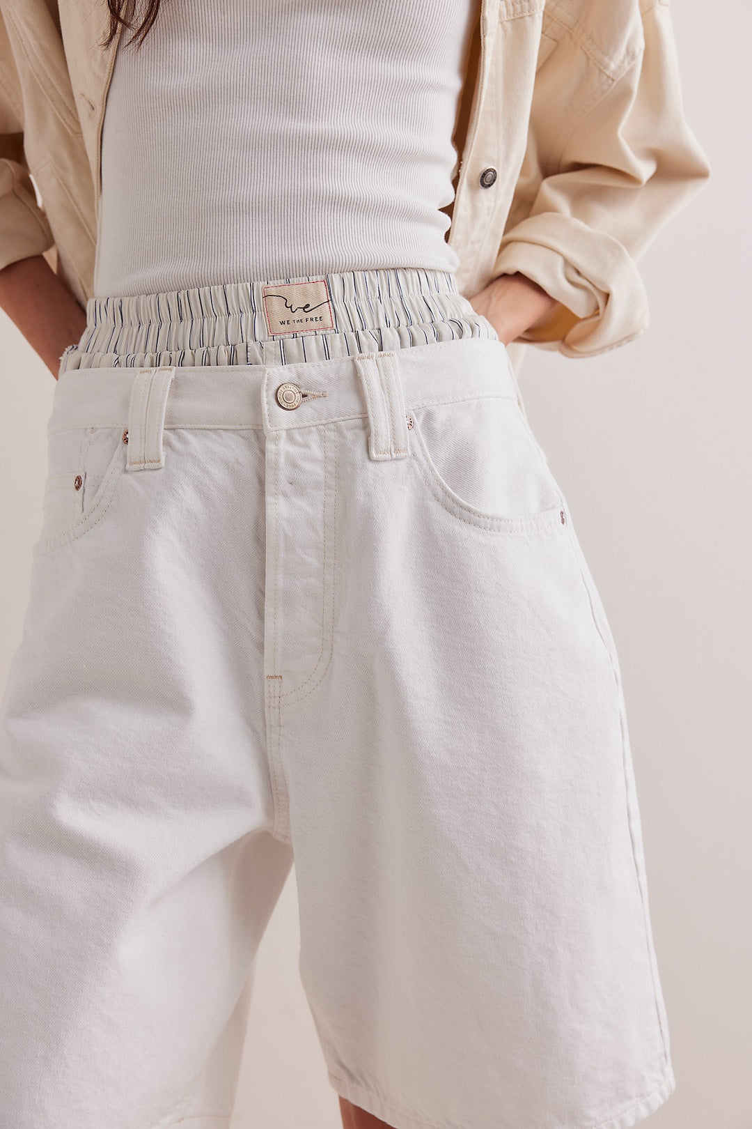 Free People We The Free Montana Shorts - Snowfall - Sun Diego Boardshop