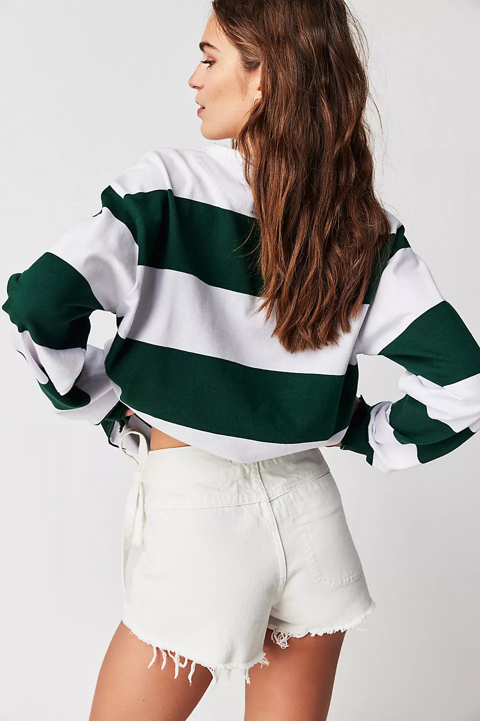 Free People We The Free Emmy Denim Skort - White - Sun Diego Boardshop