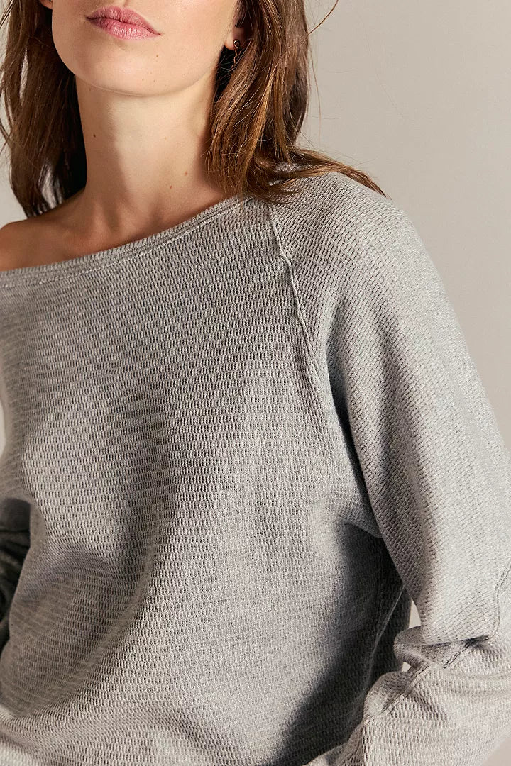 Free People We The Free Jess Long Sleeve - Heather Grey - Sun Diego Boardshop