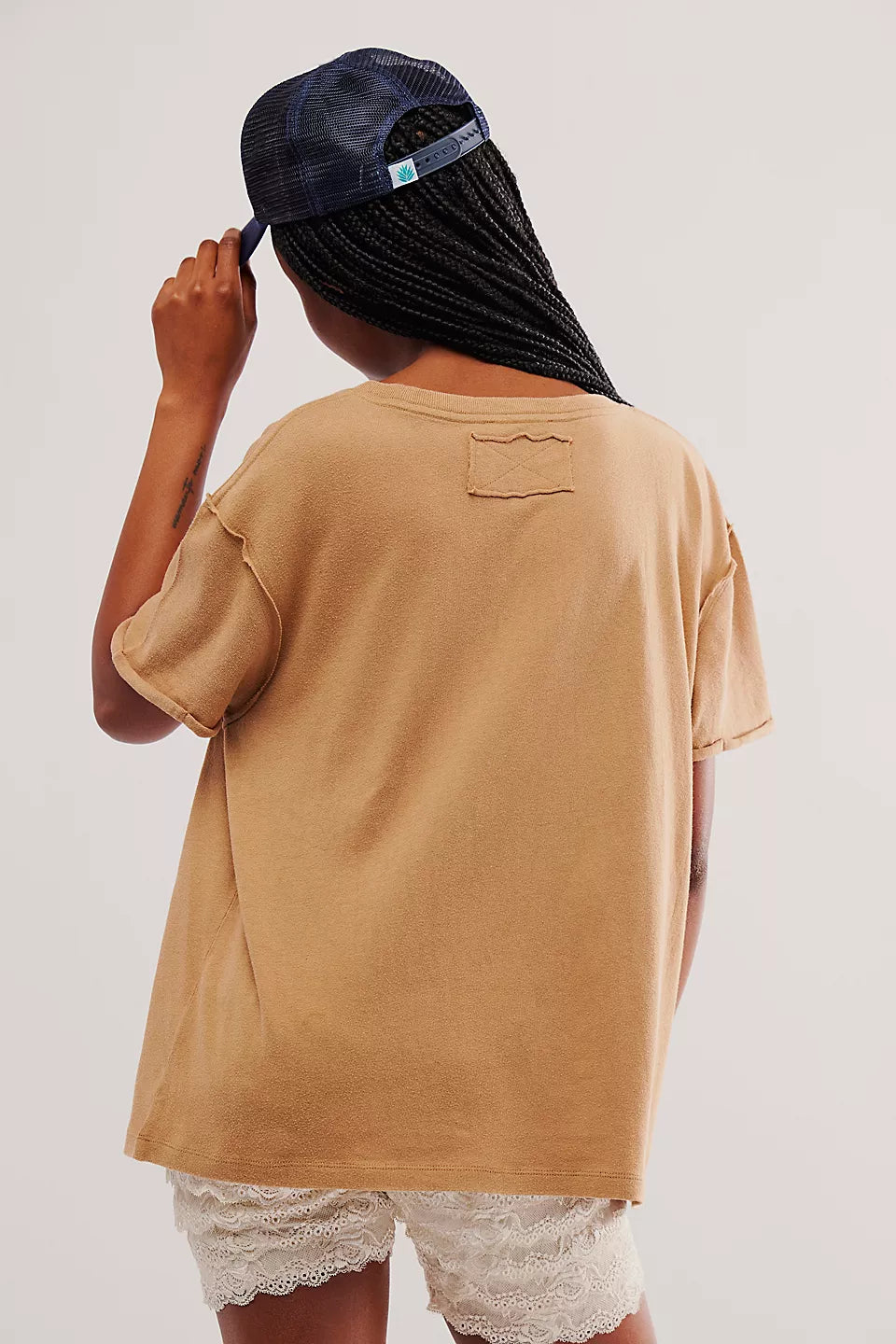 Free People We The Free Horsin' Around Tee - BROWN COMBO HORSESHOE - Sun Diego Boardshop