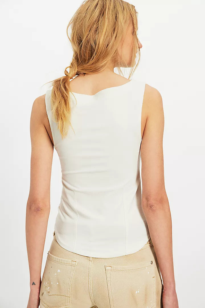 Free People We The Free Iconic Tank - Whisper White - Sun Diego Boardshop