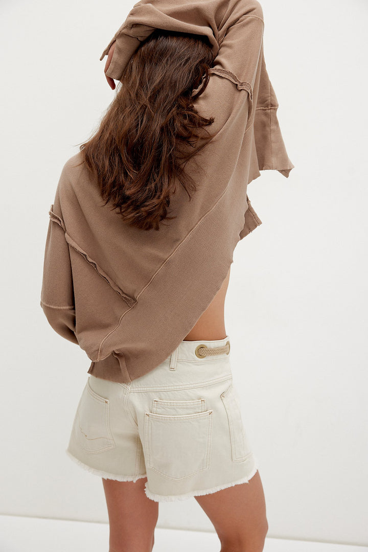 Free People We The Free Moxie Shorts - White - Sun Diego Boardshop