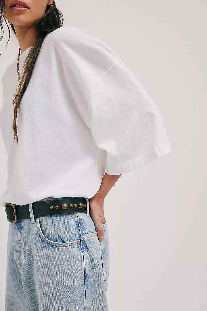 Free People We The Free Perfect Oversized Tee - White - Sun Diego Boardshop