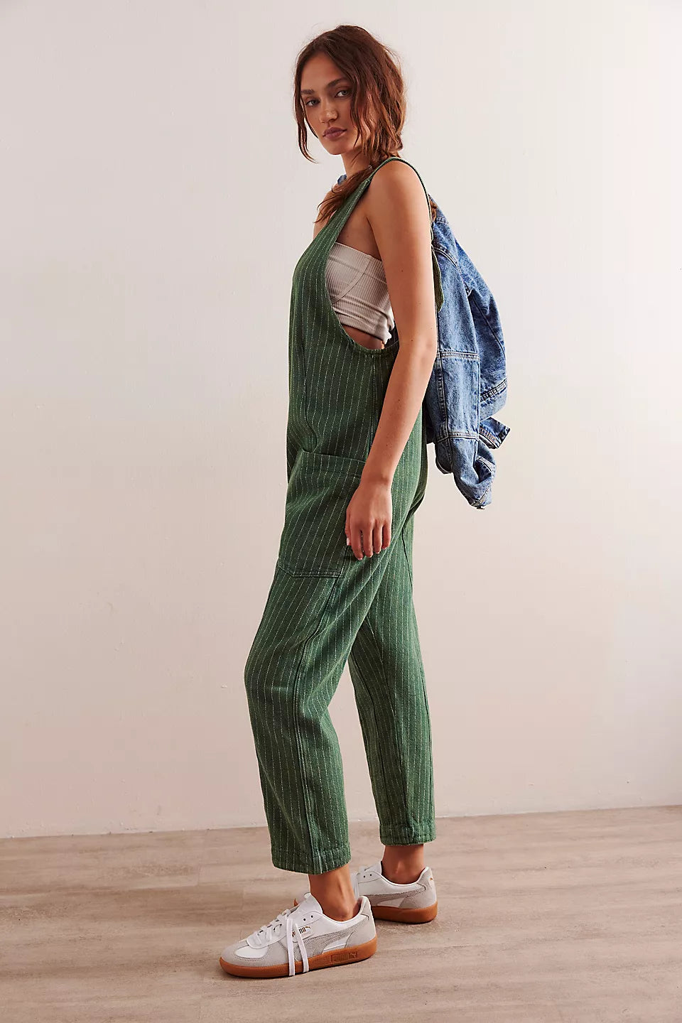 Free People We The Free High Roller Escalades Railroad Jumpsuit - ESCALADES STRIPE - Sun Diego Boardshop